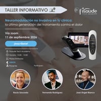 Taller Informativo de Neuromodulación no invasiva en tu clínica: la última generación del tratamiento contra el dolor -11 de septiembre 2026-ZOOM
